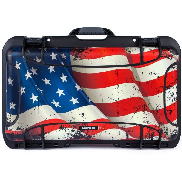 NANUK® Cases SKIN Gehäuse Folie USA FLAG für Koffer 935